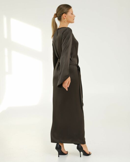 Платье цвета хаки - 025069 от LW 