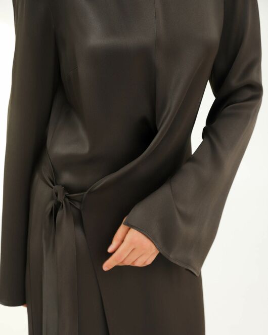 Платье цвета хаки - 025069 от LW 