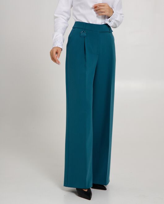 Женские брюки изумрудный 02271-1 от ByME 