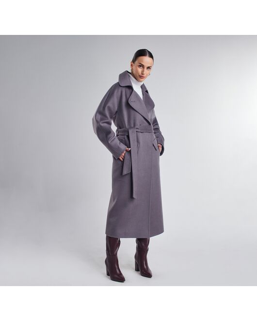 Пальто A084 Ворс Omega Никель от Doroteya 