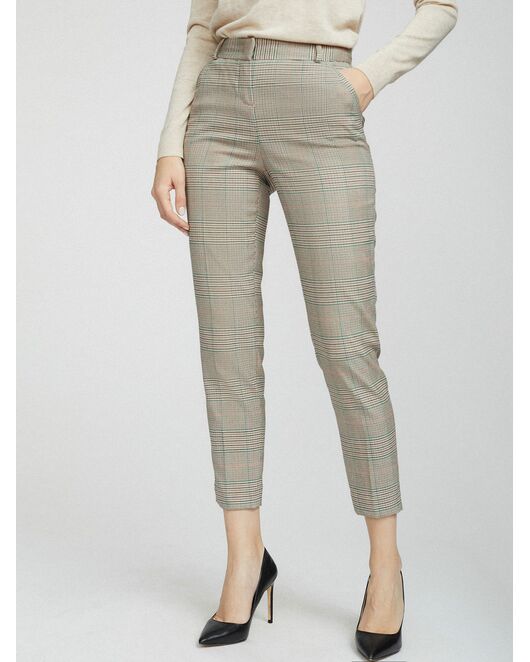 Брюки в крупную клетку от byME 