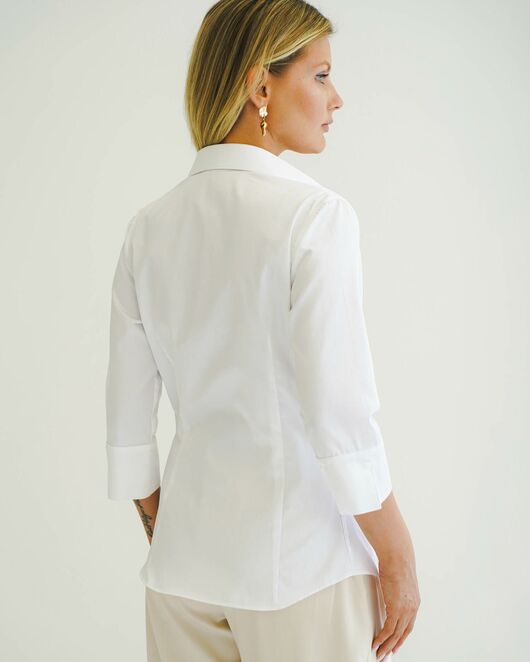 Женская рубашка рукав 3/4 - 7990 от byME  Женская рубашка рукав 3/4 - 7990 от byME