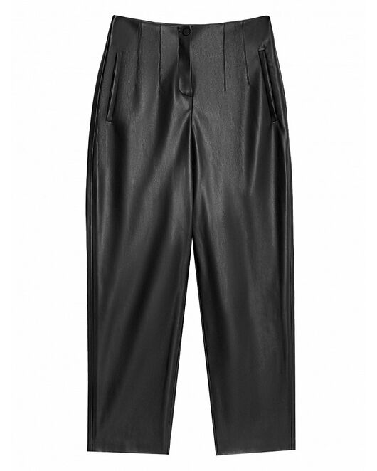 Брюки черные из экокожи CA-0-91205_50000-167 от byME 