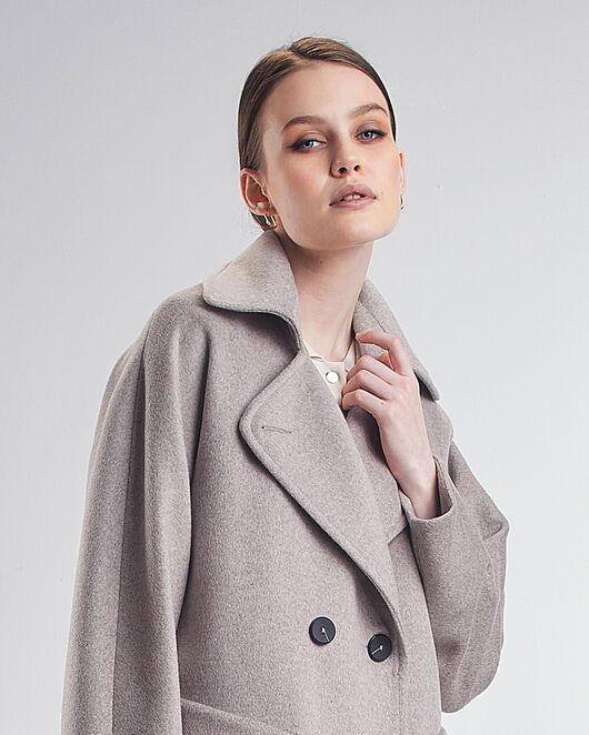 Пальто A084 Капучино от Doroteya 