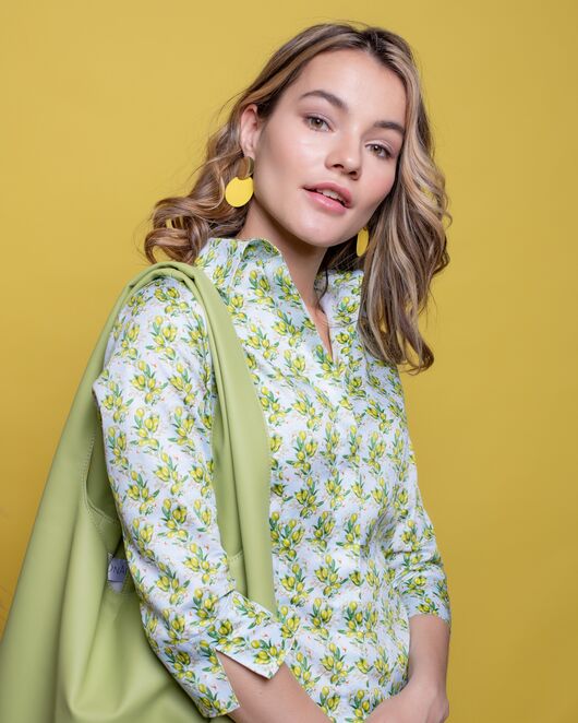 Женская рубашка рукав 3/4 - 8022 от byME 