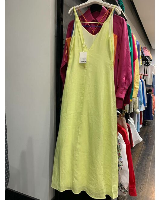 Льняное платье желтое от LW 