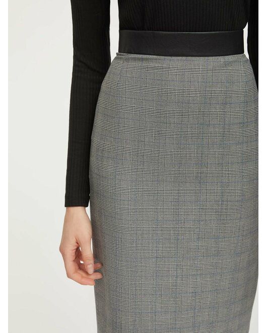 Юбка с кожаным поясом от byME 