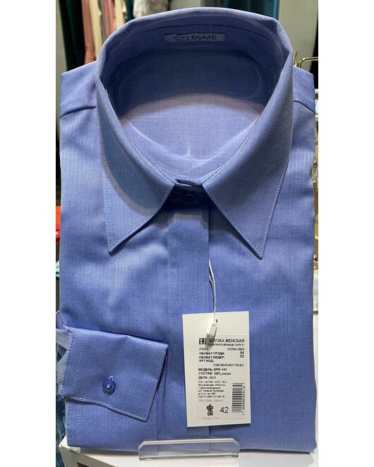 Женская рубашка в прямом силуэте с универсальной манжетой от ByME 