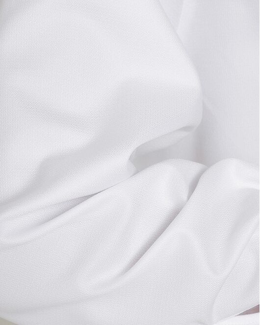 Женская рубашка с универсальным манжетом  белая из хлопка -8967 от byME 