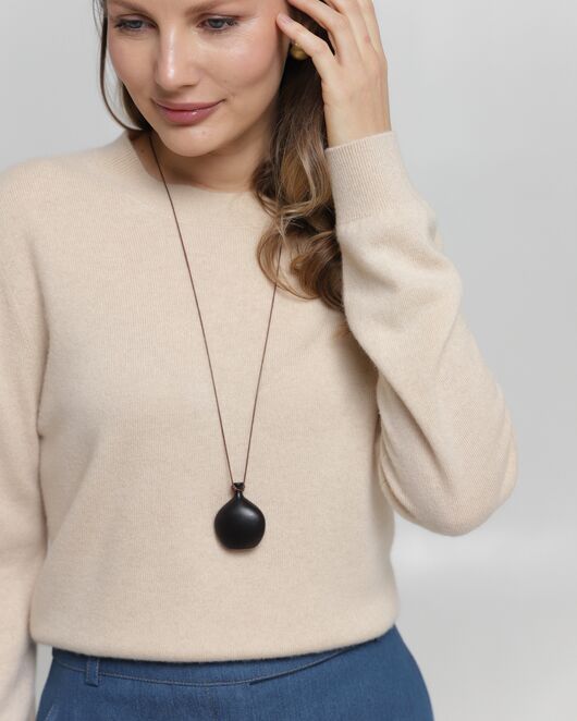 Джемпер из кашемира молочный от byME  Джемпер из кашемира молочный от byME