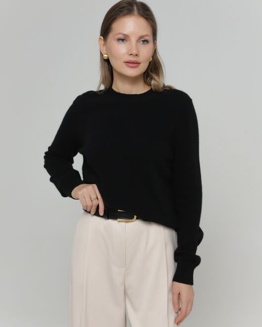 Джемпер из кашемира черный от byME 