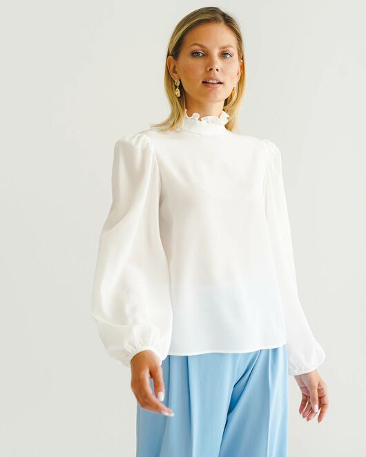 Женская блуза из натурального шёлка - 8561 от ByME 