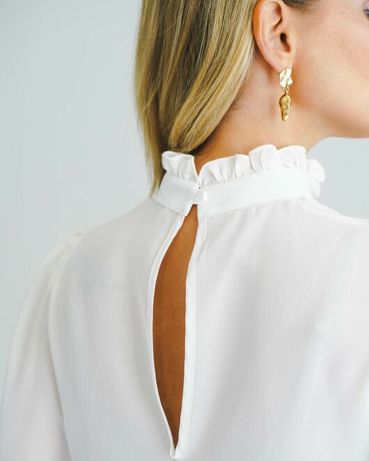 Женская блуза из натурального шёлка - 8561 от ByME 