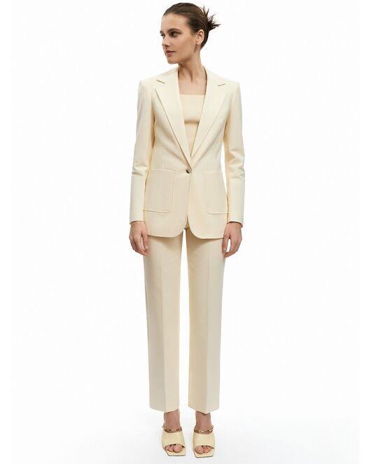 Жакет женский молочного цвета от byME 