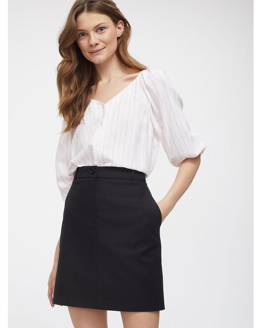 Юбка мини из хлопка от byME  Юбка мини из хлопка от byME