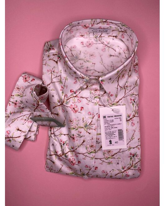 Платье принт "Сакура" - 8024 от byME 