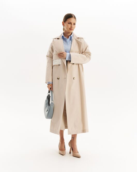 Тренч женский бежевый-32141 от   Тренч женский бежевый-32141 от