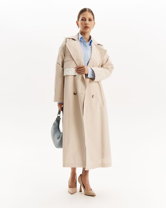 Тренч женский бежевый-32141 от   Тренч женский бежевый-32141 от