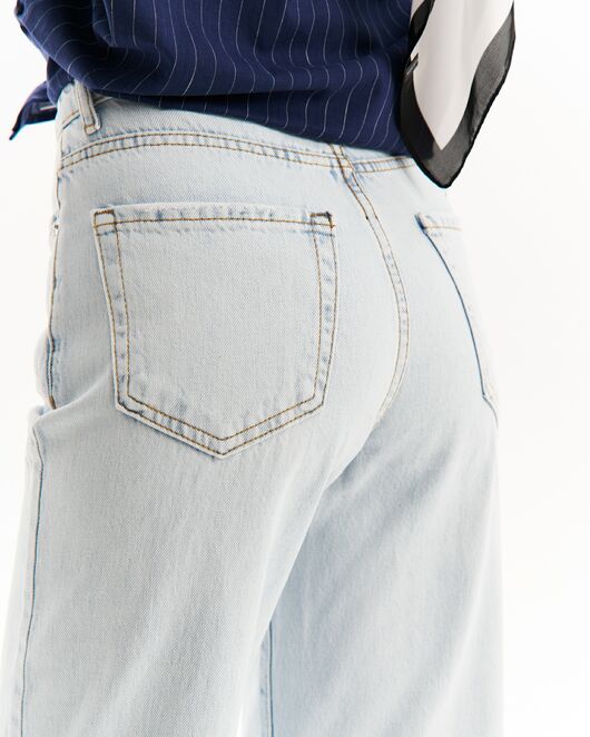 Джинсы женские голубые-32194 от  