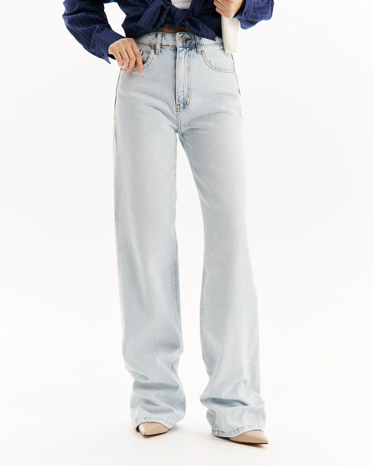Джинсы женские голубые-32194 от  