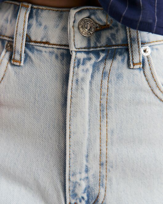 Джинсы женские голубые-32194 от  