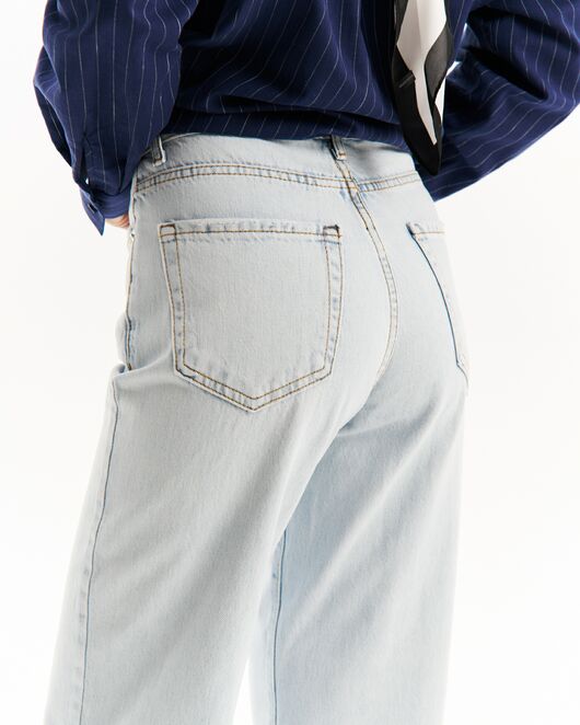 Джинсы женские голубые-32194 от  