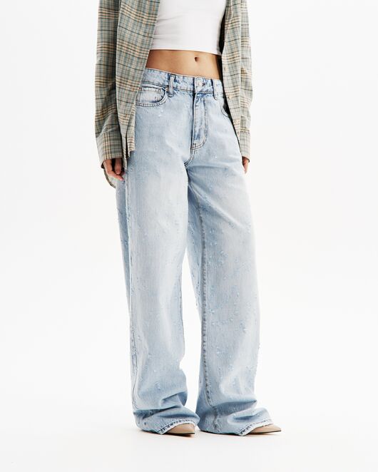 Джинсы женские голубые-32193-blue от  