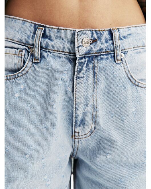 Джинсы женские голубые-32193-blue от  