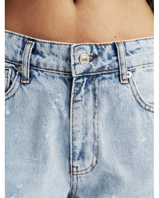 Джинсы женские голубые-32193-blue от  