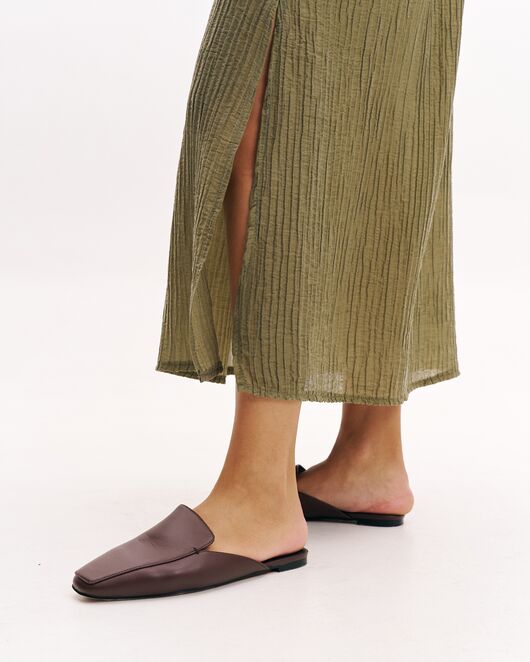 Женское платье из тенсела цвет хаки-32240 от   Женское платье из тенсела цвет хаки-32240 от