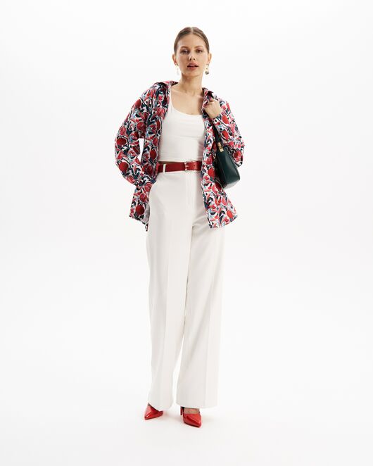 Брюки прямые в молочном цвете из вискозы  TR1-1000 от   Брюки прямые в молочном цвете из вискозы  TR1-1000 от