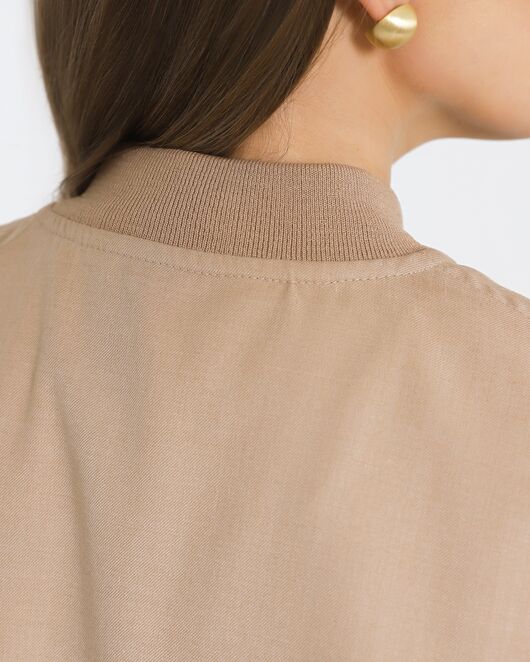 Бомбер облегченный бежевый - 565014 от LW 