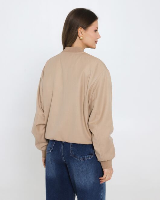 Бомбер облегченный бежевый - 565014 от LW 