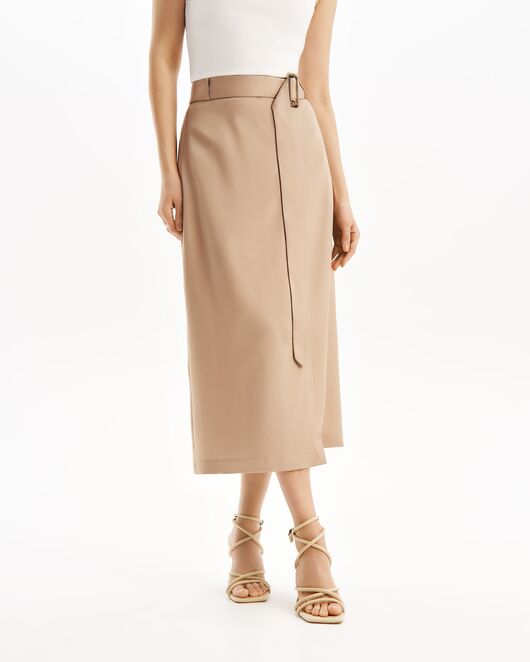 Юбка песочная на запах из тенсела SK3-1001 от byME 