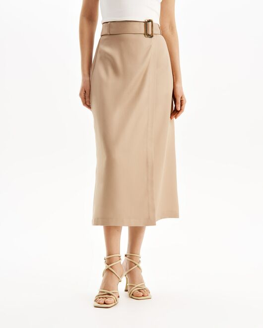 Юбка песочная на запах из тенсела SK3-1001 от byME 