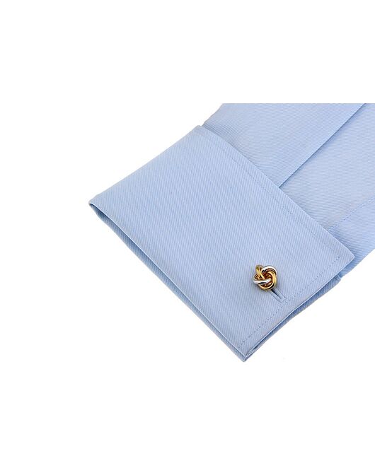 Запонки узелки цвет золото и серебро - 156537 от  