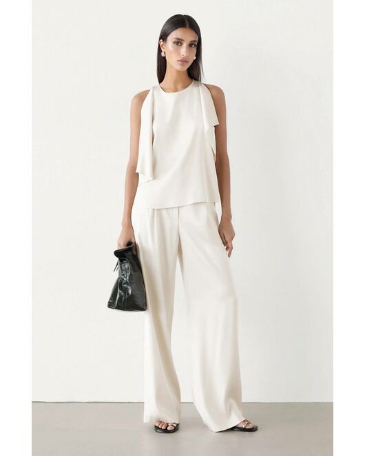 Топ из вискозы цвет экрю-MS5212 от  