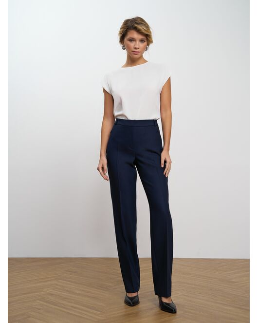 Брюки женские темно-синие - 3-29105_50068[140] от byME 