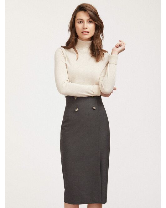 Юбка-карандаш с пуговицами CA-2660624-100 от byME 