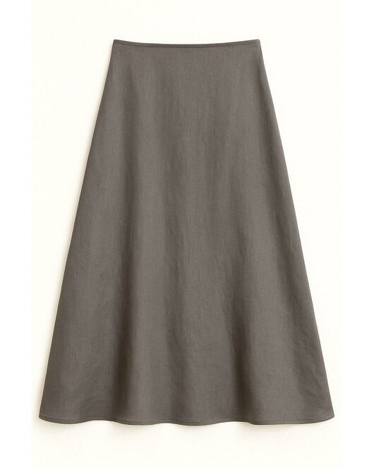 Женская юбка серая льняная -035001 от LW 