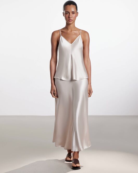 Женская юбка бежевая- из вискозы 035034 от Luisa Wang 