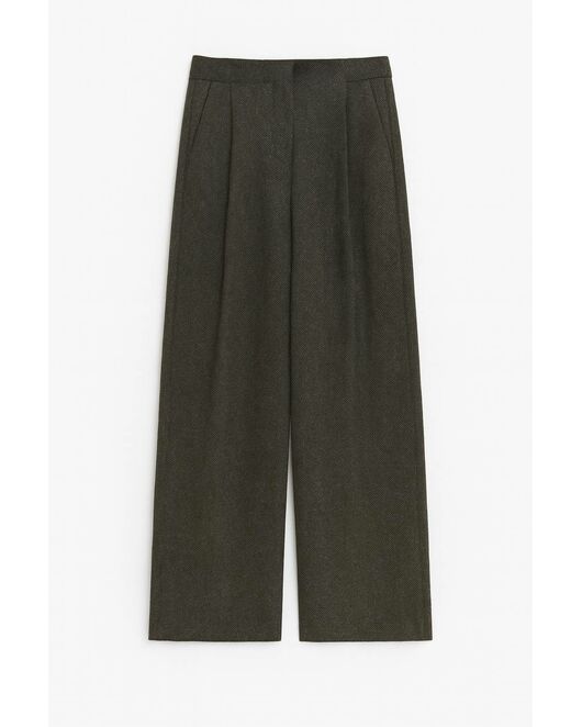 Брюки темно серые из шерсти-5313 от  