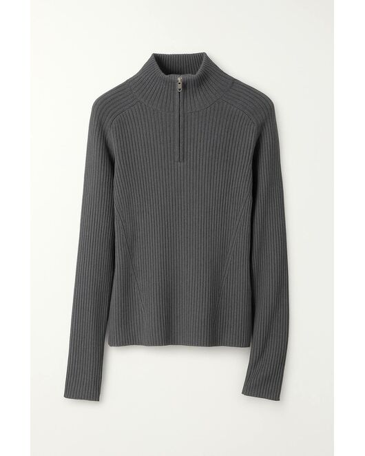 Джемпер серый из мериноса-30W3329 от byME 