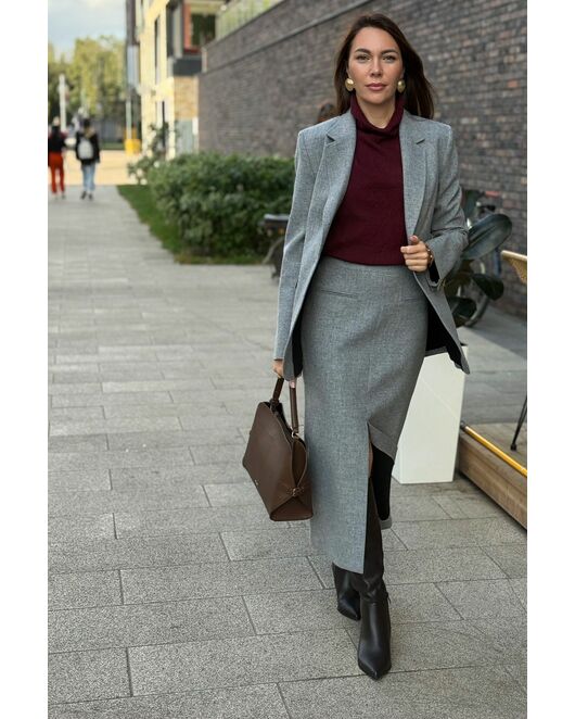 Жакет в сером  цвете MS5130 от  