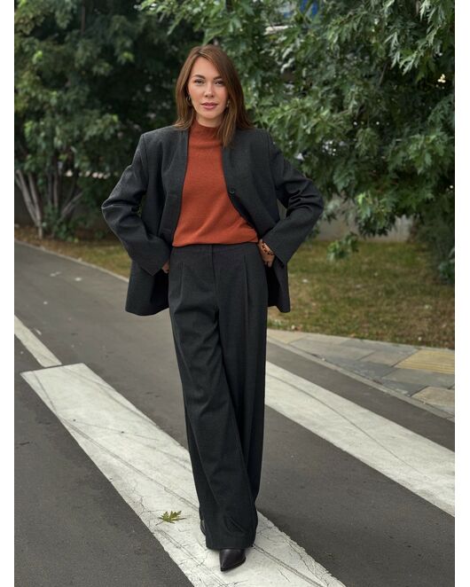 Жакет в цвете антрацит MS5120 от  