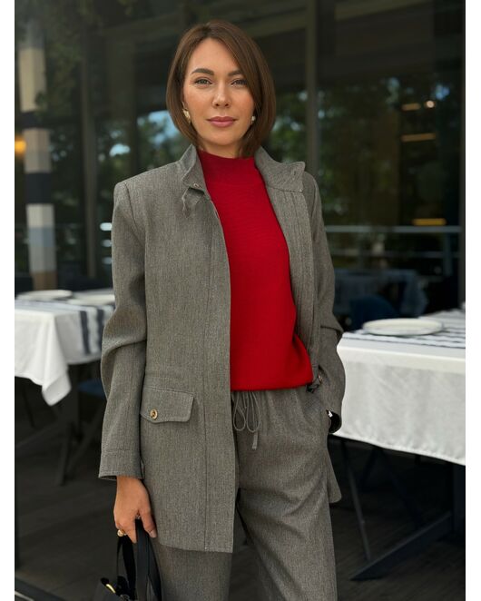 Жакет в сером цвете MS5135 от  