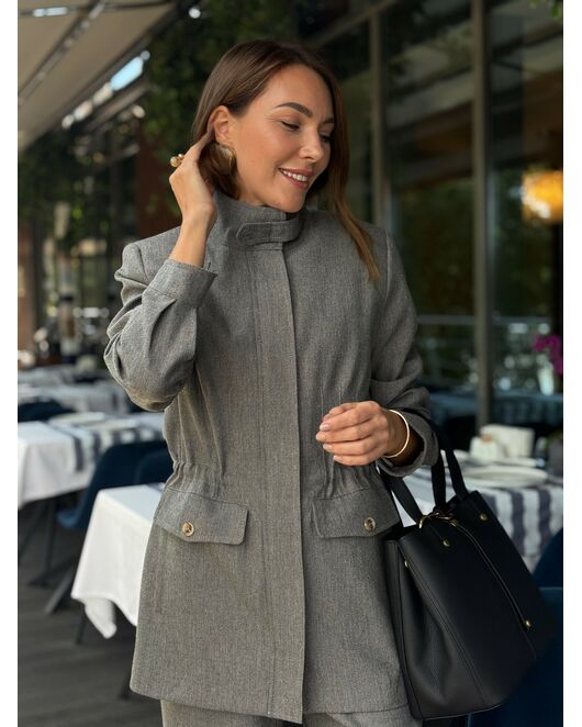 Жакет в сером цвете MS5135 от  