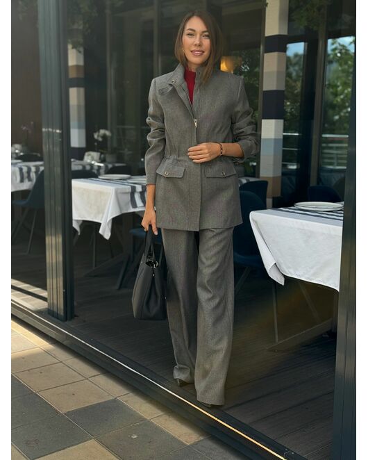 Жакет в сером цвете MS5135 от  