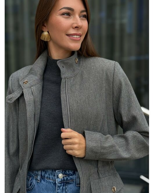 Жакет в сером цвете MS5135 от  