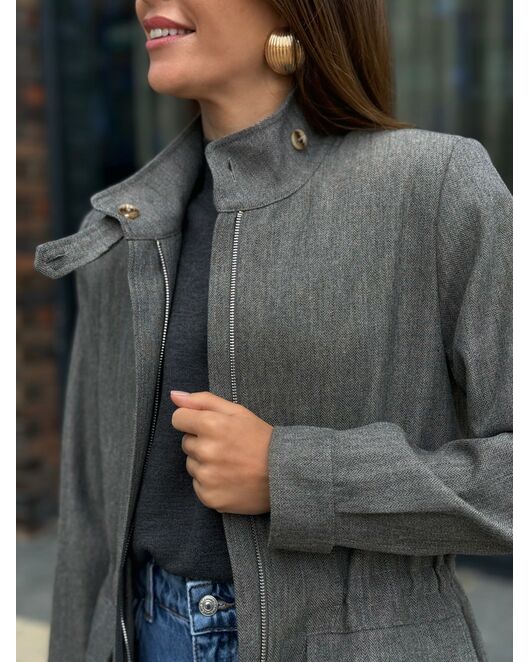 Жакет в сером цвете MS5135 от  